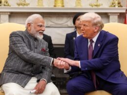modi and trump in the white house