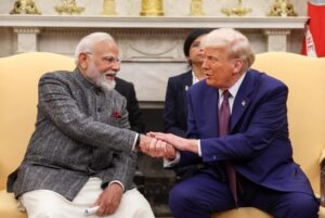 modi and trump in the white house