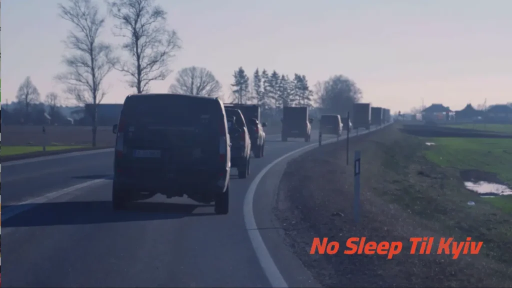 film volunteer trucks Ukraine NAFO