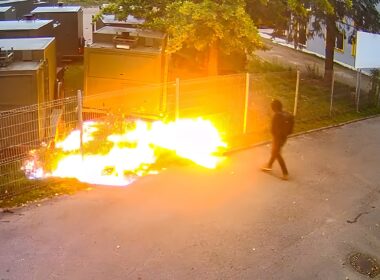 russia-linked sabotage group tried burn lithuanian defense tech bound ukraine police say · post blaze during attempted arson attack premises tvc solutions šiauliai lithuania 2024 quqziush2bwjpg__2280x1520_q85_alias-newshudge_crop-smart_subsampling-2_upscale news ukrainian reports