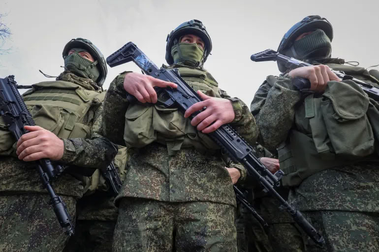 Russia pulls troops from other branches to fill infantry ranks