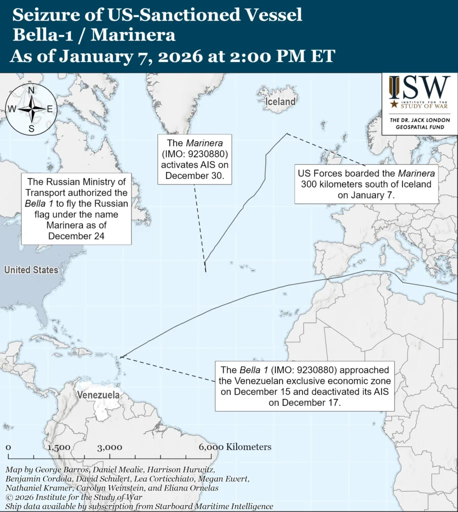 Russian Oil Tanker Seized by U.S. Linked to Sanctions Evasion Network