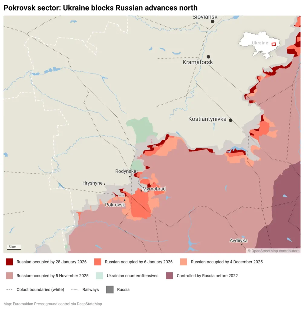 Russian advances 2026 slowed ukraine occupation