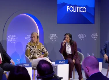 Kyrylo Budanov speaks at Davos panel where he revealed coming directly from Miami talks with Trump team representatives