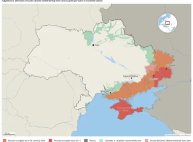 Map Russia occupied Ukraine Russian occupation