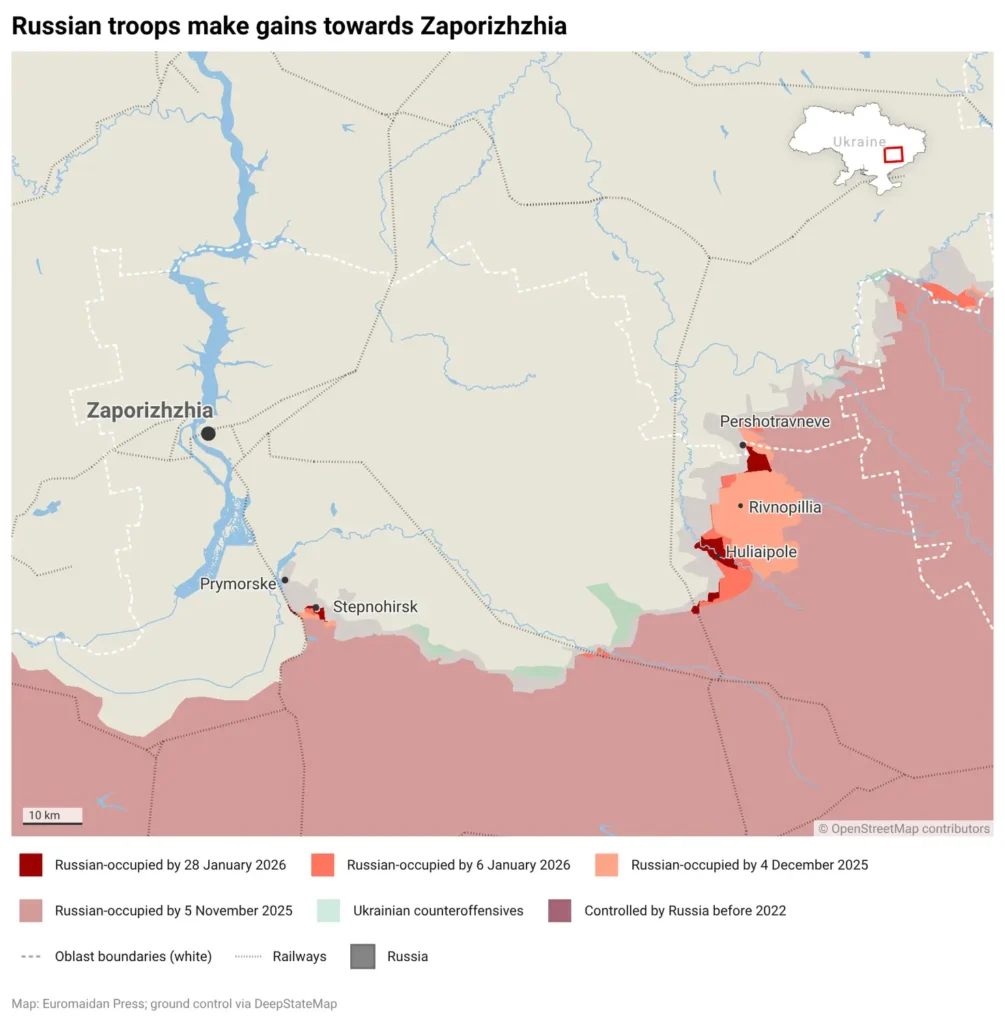 Russian advances 2026 slowed ukraine occupation