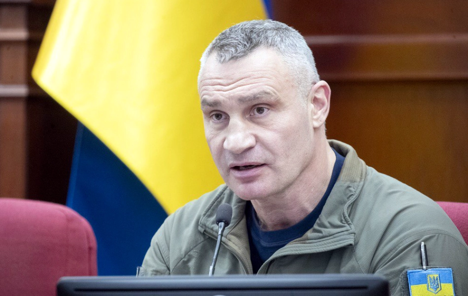 Kyiv Mayor Vitali Klitschko speaking at a Kyiv City Council meeting, 15 January 2026