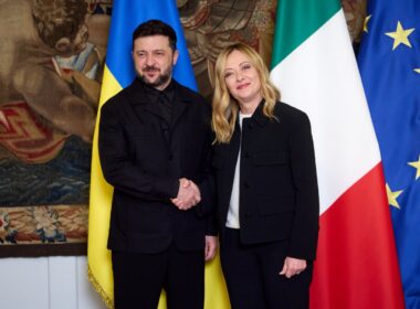 Ukrainian President Volodymyr Zelenskyy and Italian Italy Prime Minister Giorgia Meloni in Rome, 9 December 2025. Photo: Zelenskiy / Official on Telegram