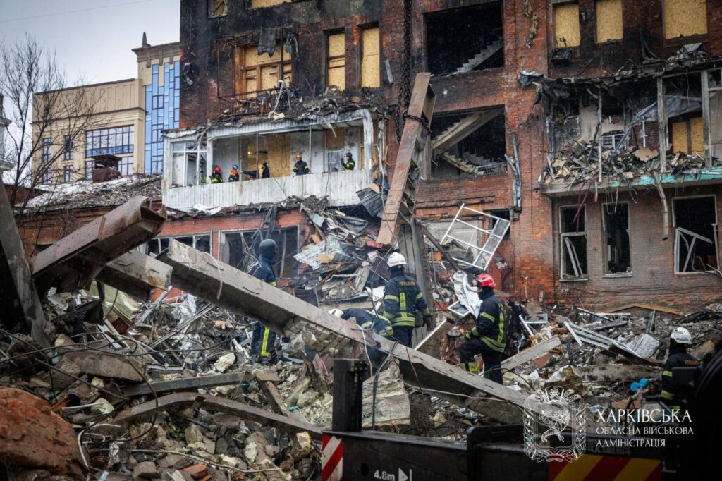 Russian Missile Strike Kills Six, Including Toddler, in Kharkiv