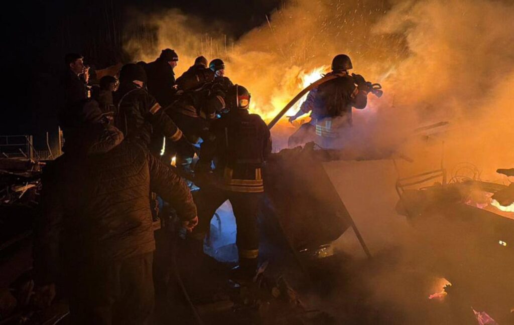 Russia drone stikes power infrastructure