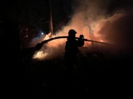 emergency crews work to restore power in kyiv in january 2026 after russian strikes on substations