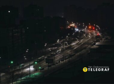 Kyiv city during a blackout following Russian attacks on Ukraine's energy infrastructure in January 2026. Photo: Yan Dobronosov