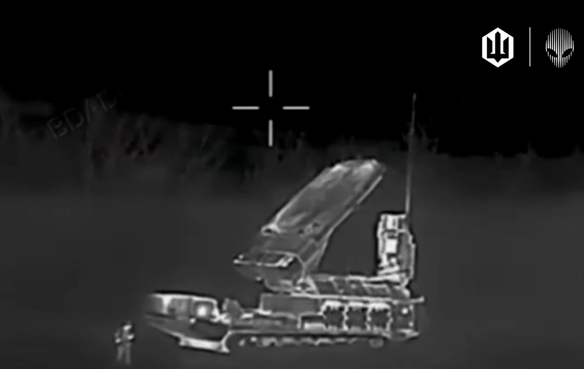 one drone hit rare russian radar obliterated donetsk oblast · post thermal imaging shows 9s32m1 system moments before ukrainian 5 2026 strike destroyed missile occupied east country today footage shared