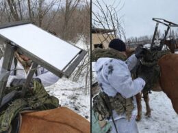 starlink horseback russian soldiers turn horses carriers front lines · post terminal mounted horse 2026 ukraine news ukrainian reports