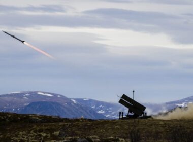 The NASAMS air defense system.