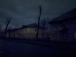 russian drones black out dnipro zaporizhzhia -20°c freeze looming · post one streets during blackout 7 2026 suspilne одна з вулиць у дніпрі під час блекауту січня року суспільне дніпро