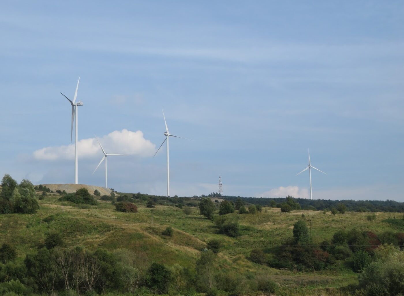 staryi sambir-1 wind farm in lviv oblast