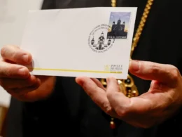 Vatican postage stamp honouring Catholics