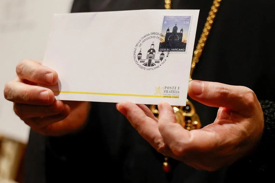 Vatican postage stamp honouring Catholics