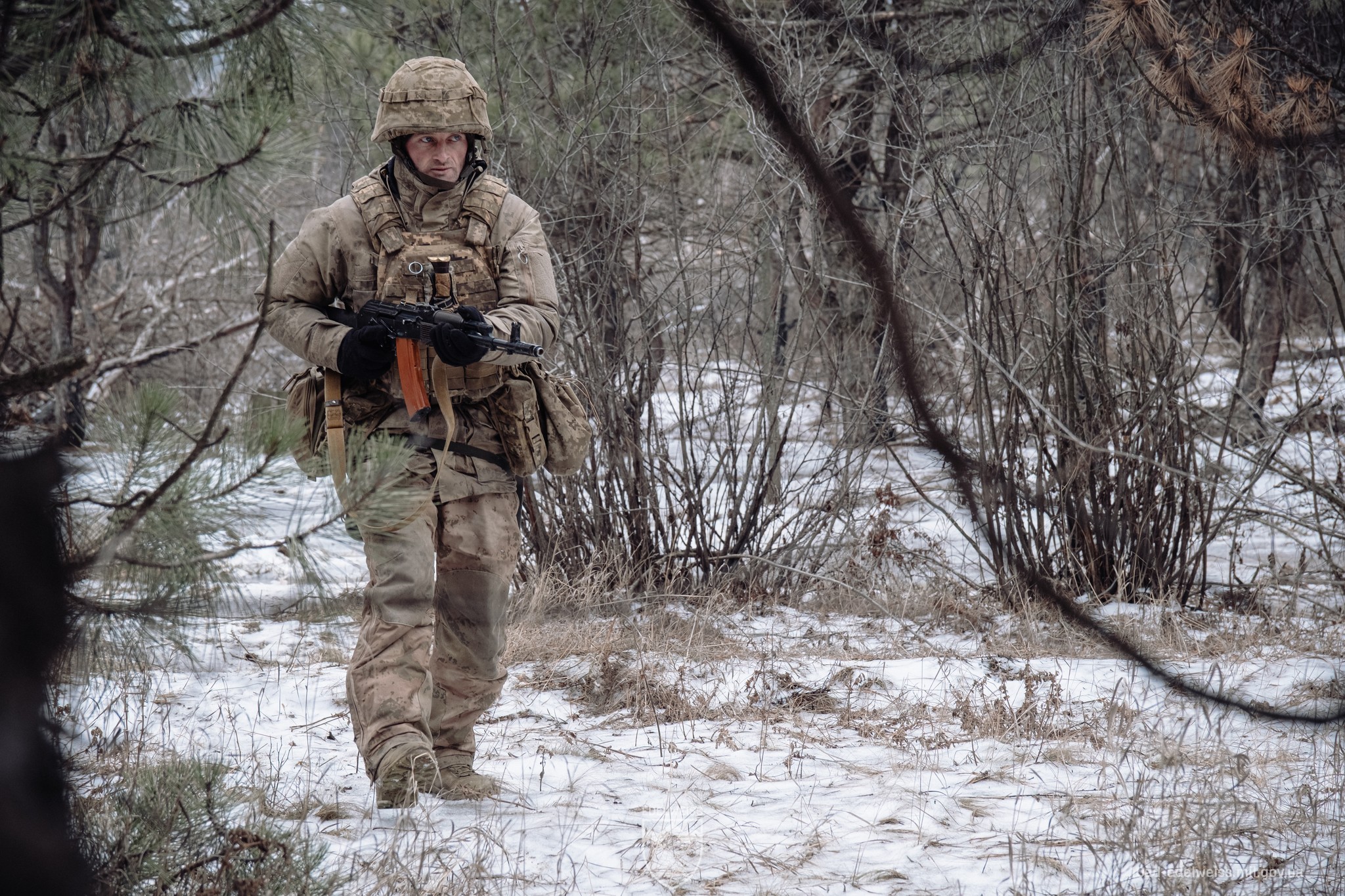 The 10th Mountain Brigade in training.