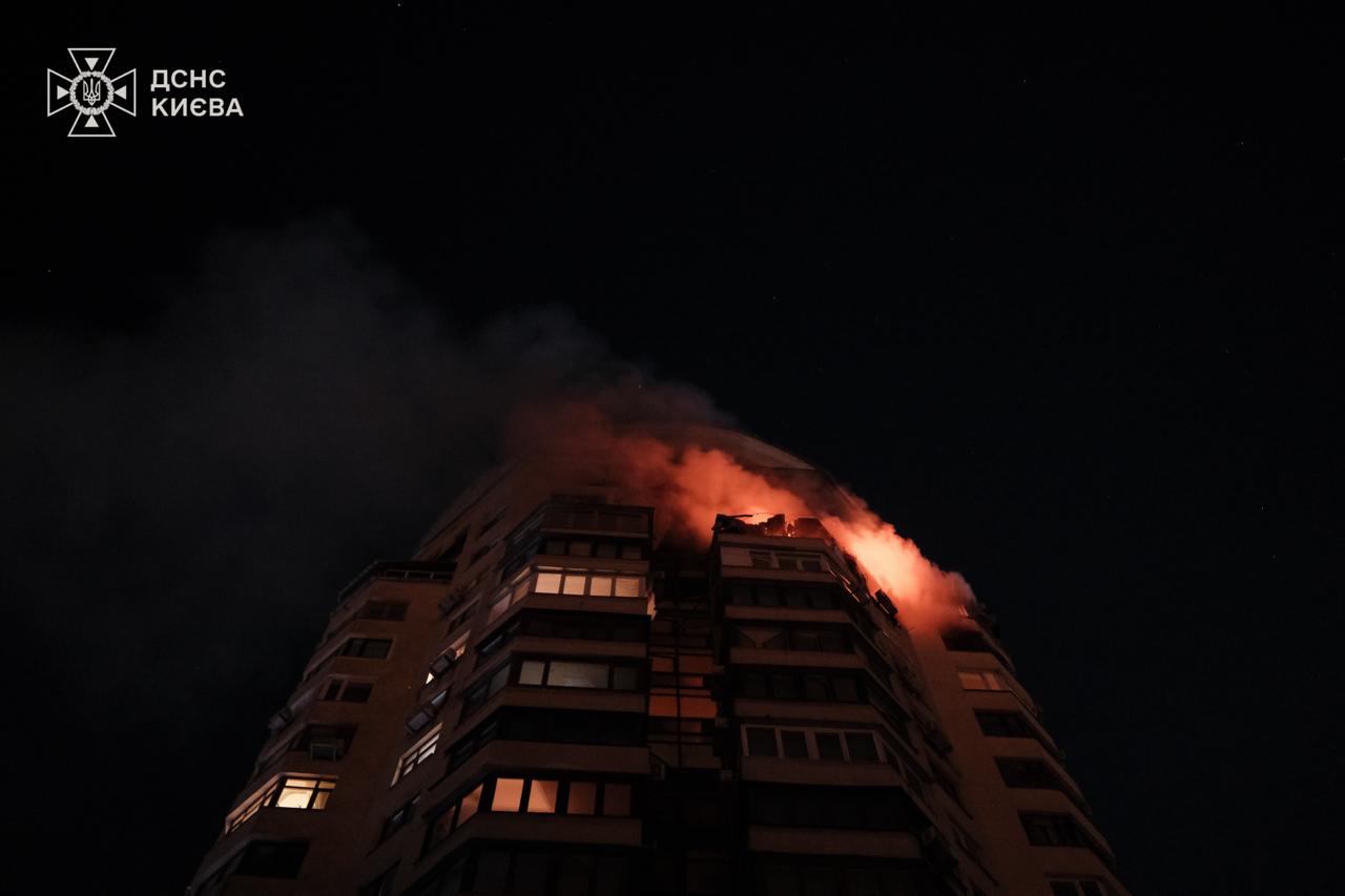 trump praises ukraine-russia talks doing very well exact moment russian missiles knock out heat thousands ukrainian homes during arctic cold snap · post fire high-rise building after attack kyiv 3