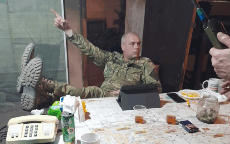 Russian Major General Roman Demurchiyev, deputy commander of Russia’s 20th Combined Arms Army, whose leaked messages reportedly show discussions of torture and the execution of Ukrainian prisoners of war. Photo: Radio Svoboda