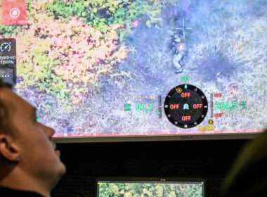 Ukrainian drone operator monitors besieged Russian positions in Kupiansk high-rises