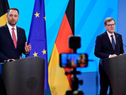belgiam fm prévot and german fm wadephul