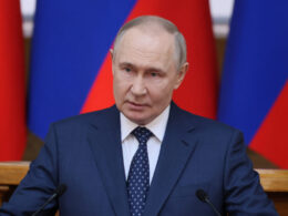 Russian President Vladimir Putin delivers a speech during а meeting of the Federal Assembly's Council of Legislators in Saint Petersburg, Russia April 28, 2025. Sputnik/Mikhail Metzel/Pool via REUTERS ATTENTION EDITORS - THIS IMAGE WAS PROVIDED BY A THIRD PARTY.