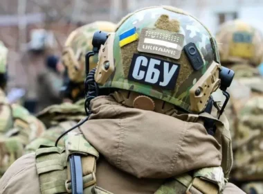 SBU officer with helmet