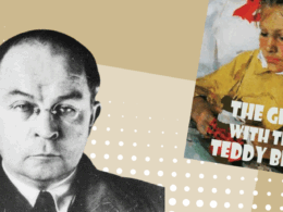 viktor domontovych and the cover of theenglish edition of his novel thegirl with the teddy bear