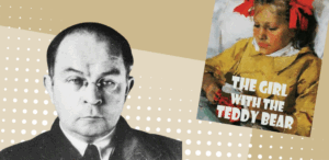 viktor domontovych and the cover of theenglish edition of his novel thegirl with the teddy bear