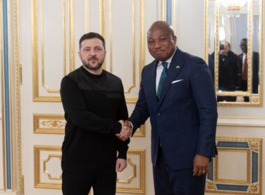 zelenskyy and fm of ghana, samuel okudzeto ablakwa