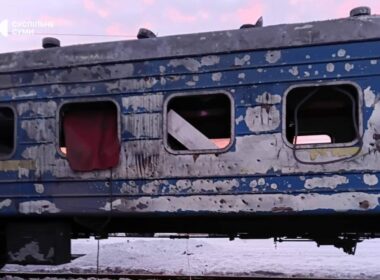 kindergarten school railway's warming shelter russia's overnight targets trump-pushed abu dhabi talks enter day two · post damaged passenger railcar sumy oblast after russian drone strike 5 2026 f81cedd3-89e3-4a69-b66b-f309ba1b2e0d forces