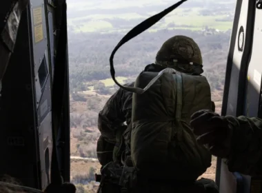 French and British paratroopers.