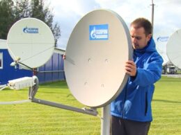 it's ass ukraine's intelligence intercepts russian troops struggling gazprom terminals after starlink shutdown · post space systems individual subscriber satellite terminal user sat dish ukraine news ukrainian reports