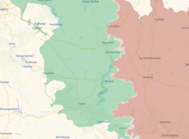 Frontline situation in Kharkiv Oblast, 13 February 2026. Map: DeepState