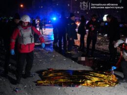 Aftermath of a Russian strike on Zaporizhzhia, 3 February 2026. Photo: Ivan Fedorov