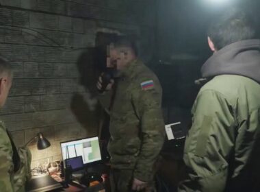 russia throttles telegram its own troops say targeting now takes hours instead minutes · post russian field command center laptop desk appears display messaging app highlighting use battlefield communications media