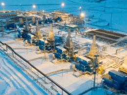 yamburg gas field in the yamalo-nenets ao in russia