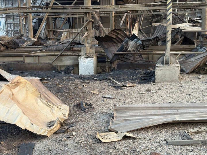 russia hit two grain-loaded ships under palau barbados flags odesa port overnight — grain bunker administrative buildings also damaged · post aftermath russia's drone attack infrastructure oblast 20 2026 атака