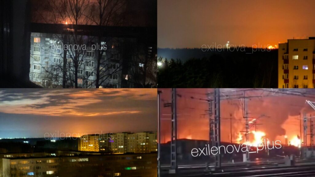 ukraine hits ust-luga primorsk third time five days — pace suggests kyiv trying destroy russia's baltic oil export ports beyond repair · post fires russian leningrad oblast 27 2026 пожежі