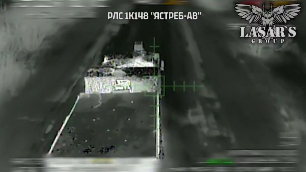 A Russian rare 1K148 Yastreb-AV counter-battery radar. Screenshot