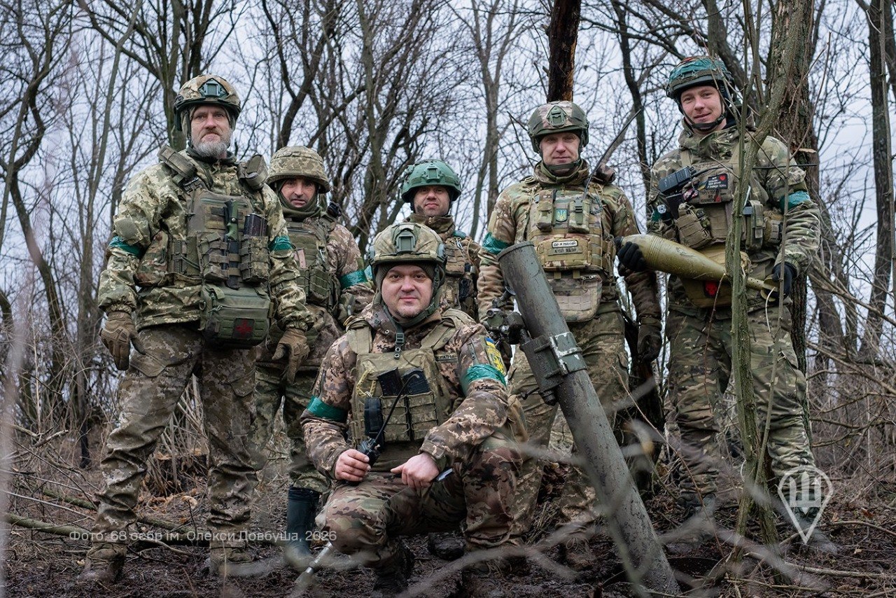 ukraine's 2026 goal exhaust russia deny breakthroughs build reserves top general says · post mortar crew 68th separate jaeger brigade named after oleksa dovbush мінометників 68 окремої єгерської бригади ім