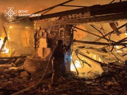 russia hit kyiv during morning — something normally doesn't do while zaporizhzhia homes burned overnight sumy lost its trains · post firefighter battles blaze destroyed residential building following russian drone