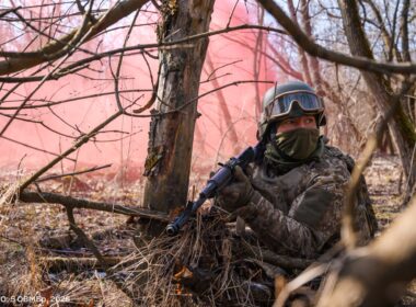 A Ukrainian soldier. Credit: The 5th Separate Heavy Mechanized Brigade