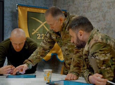 Commander-in-Chief of the Armed Forces of Ukraine Oleksandr Syrskyi in Zaporizhzhia Oblast, 15 March 2026. Source: Oleksandr Syrskyi