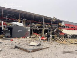 russia struck nova poshta's postal terminal zaporizhzhia — prosecutors opened war crimes case · post poshta logistics after russian missile strike morning 17 2026 652731245_1234723082163952_3221099136143964823_n two missiles confirmed opening investigation