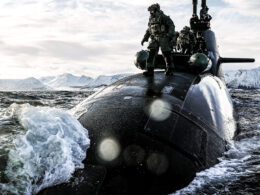 The UK Commando Force works with the German Submarine Service during Exercise Cold Response 2026. Source: UK MOD