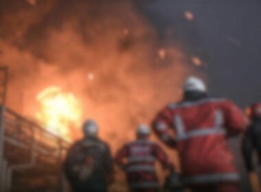 Fire at Ukrainian energy infrastructure site following a Russian attack. Illustrative image. Photo: Serhii Koretskyi